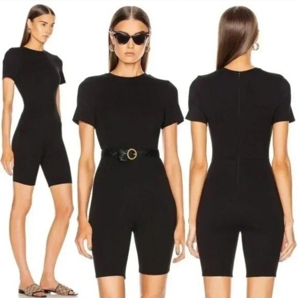 NWT | GRLFRND Joni Romper Black Stretch Size Small